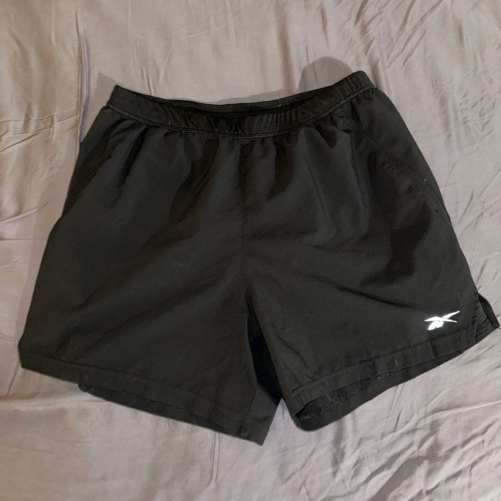 Reebok Men's Black Athletic Shorts